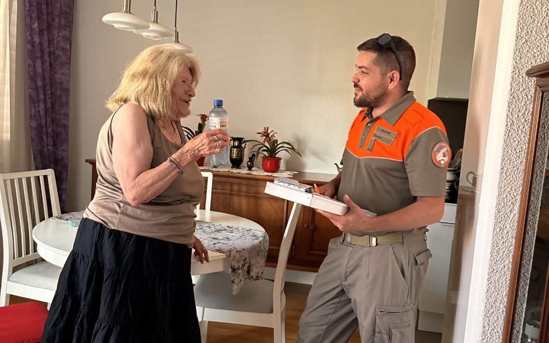 Canicule : le lieutenant Jérôme Langone, pionnier engagé auprès des aînés